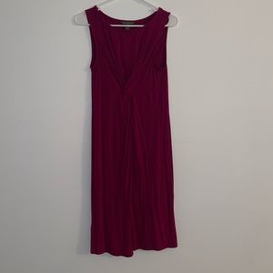 Tommy Bahama Front Knot Burgundy Dress, Size M